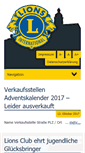 Mobile Screenshot of lions-club-guenzburg.de